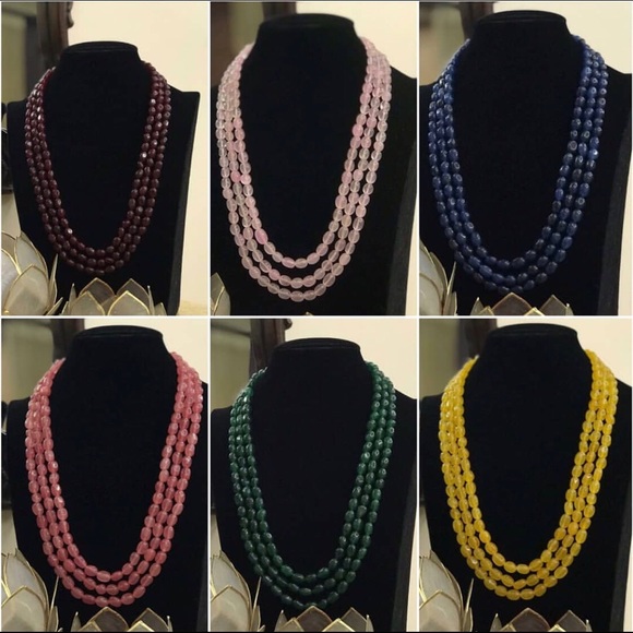 Onyx beads necklace - Picture 1 of 8